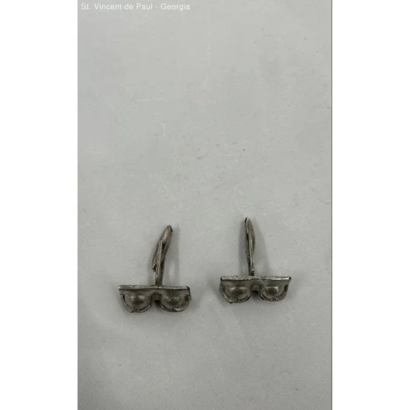 Vintage 925 Sterling Silver Adult Hand Full of Breast Cufflinks Great Condition